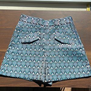 NWT Maje Geometric Print Shorts